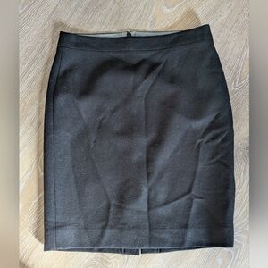 J. Crew The Pencil Skirt‎ Black Wool Blend Womens Size 6